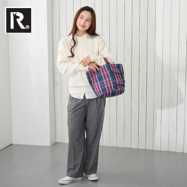 ルートート トートバッグ ROOTOTE 新作 2026 タータンチェック柄 かわいい おしゃれ 普段使い リサイクル コットン SDGs デリ 3702 | ROOTOTE | 17