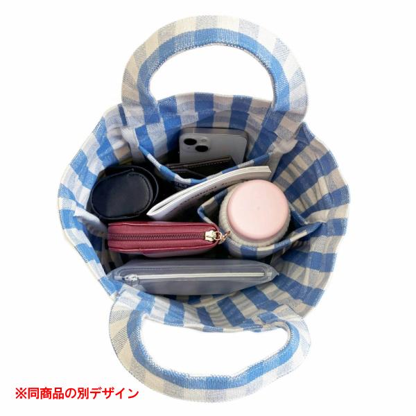 ルートート トートバッグ ROOTOTE 新作 2026 タータンチェック柄 かわいい おしゃれ 普段使い リサイクル コットン SDGs デリ 3702 | ROOTOTE | 13