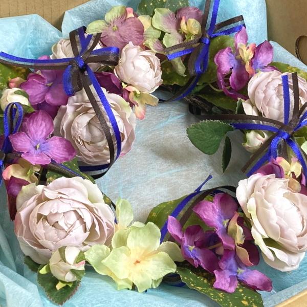 ギフト リース フラワー アーティフィシャルフラワー 造花 花