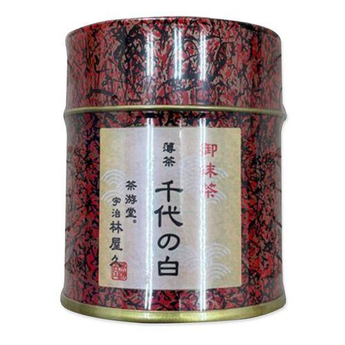 薄茶 千代の白（ちよのしろ） 30g缶×5　抹茶 お茶_1