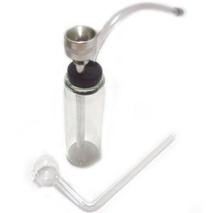 クラックボング ガラスボング 2WAY ボトル型 水パイプ クラックパイプ