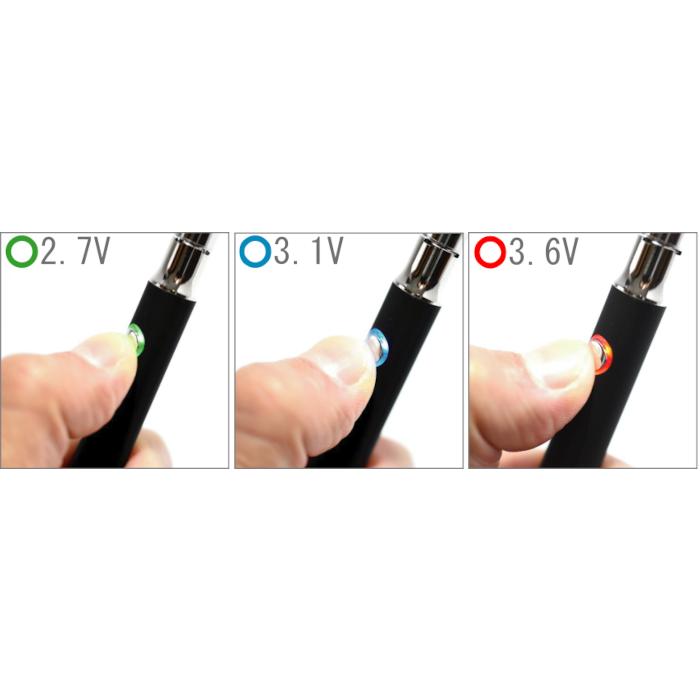 CBD オイル リキッド 用 電圧調整可能 ペン 型 Vape