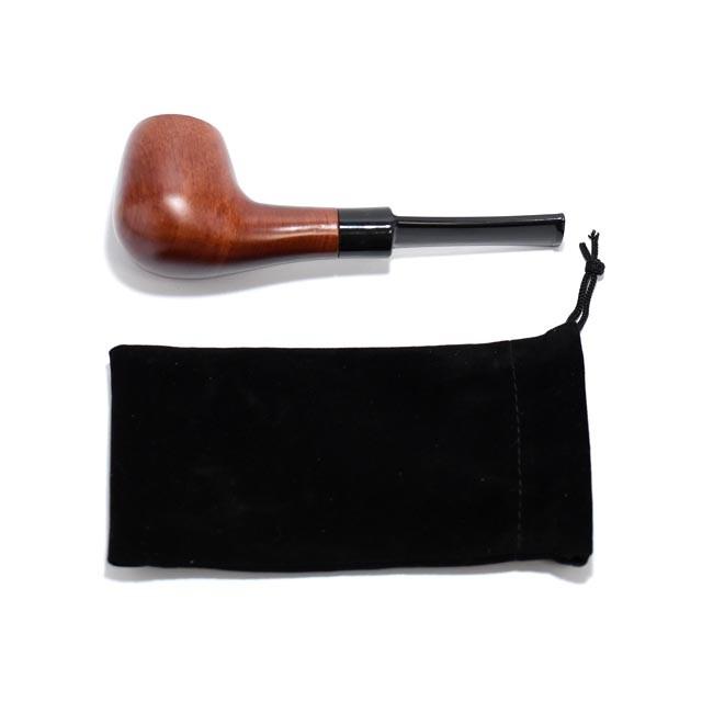 活性炭フィルター付属純木製マドロスパイプ(葉タバコ：シャグなど用