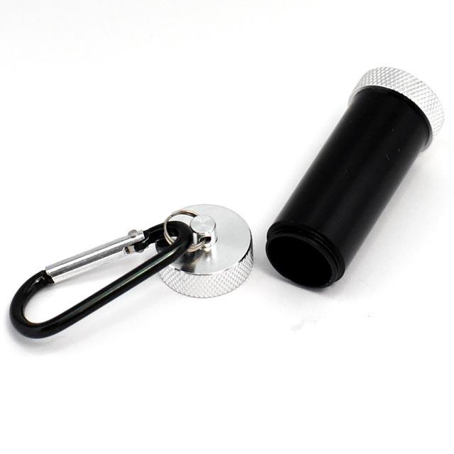 両側開く携帯用灰皿 ピルケース カラビナ付 |  | 03