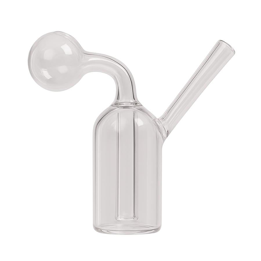 クラックボング パイレックス製 ハッカパイプ 水パイプ ミニボング ガラスバブラー フルクリア ガラスパイプ クラックパイプ 水たばこ コンパクト 喫煙具 |  | 02