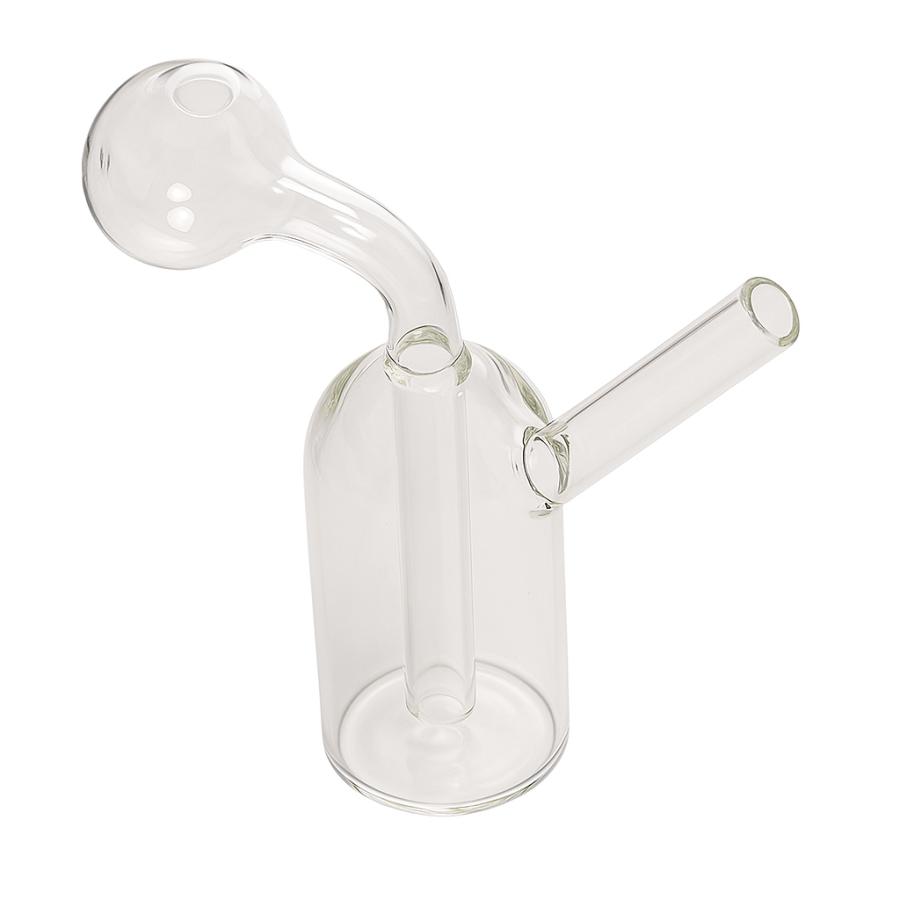 クラックボング パイレックス製 ハッカパイプ 水パイプ ミニボング ガラスバブラー フルクリア ガラスパイプ クラックパイプ 水たばこ コンパクト 喫煙具 |  | 03