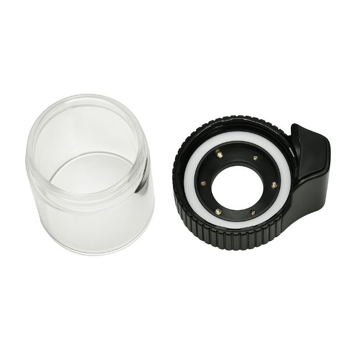 スタッシュジャー LED 拡大 ルーペ付き 高密閉 匂い漏れ防止 保存 容器 ドライハーブ CBD タバコ 葉 シャグ 茶葉 密閉 ガラス ジャー ハーブ コンテナ ケース 瓶 |  | 01