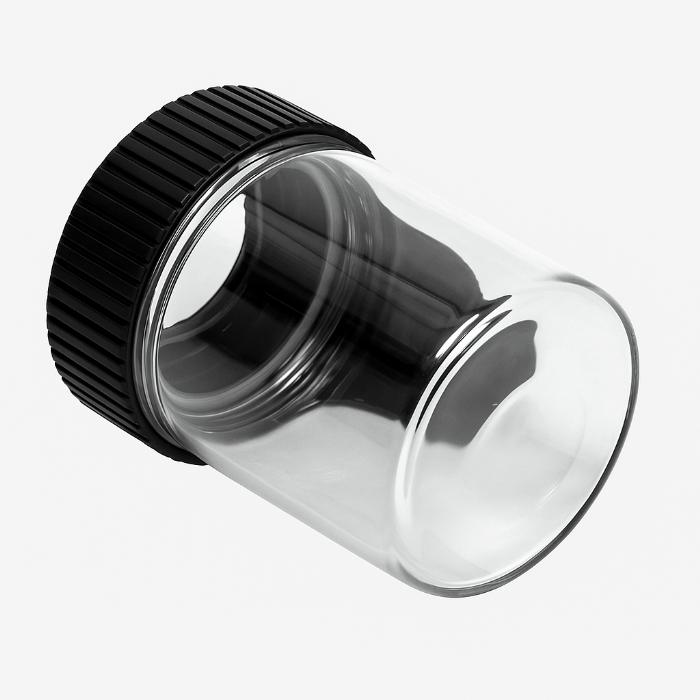 スタッシュジャー LED 拡大 ルーペ付き 高密閉 匂い漏れ防止 保存 容器 ドライハーブ CBD タバコ 葉 シャグ 茶葉 密閉 ガラス ジャー ハーブ コンテナ ケース 瓶 |  | 03