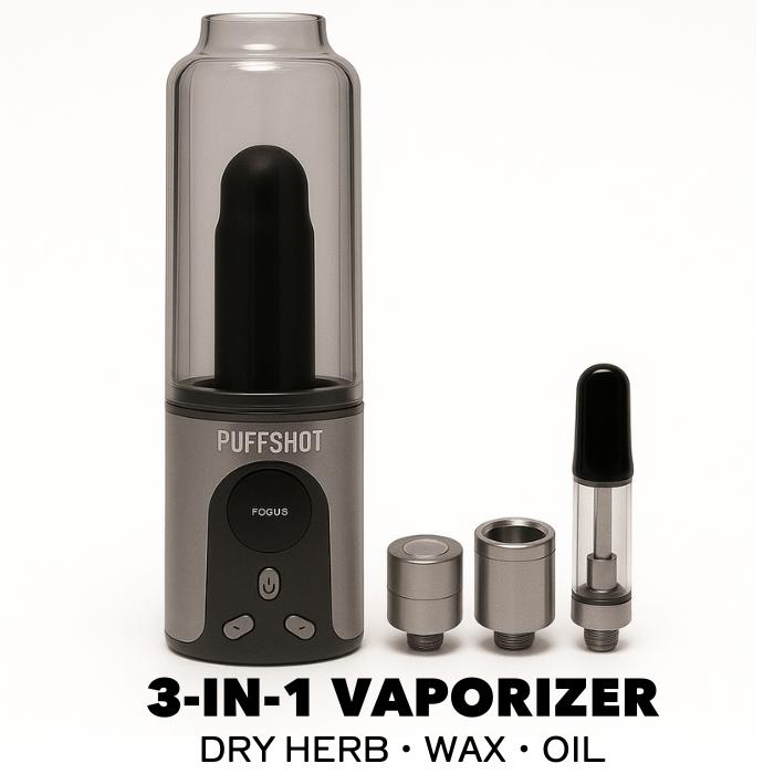 3in1 ヴェポライザー 電子タバコ VAPE ドライハーブ ワックス WAX オイル 対応 アトマイザー 付 卓上 喫煙具 CBD CBN CBG リキッド 禁煙 グッズ 510規格 | 