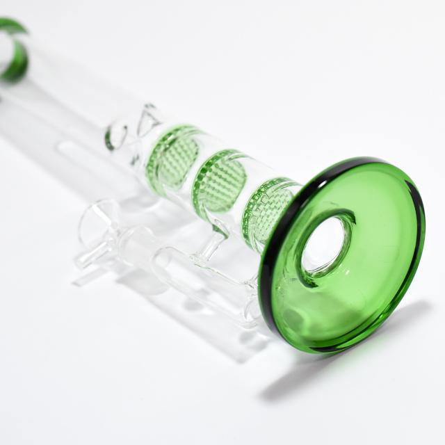 ハニカム4層式アイシング(アイス)ガラスボング/水パイプ 喫煙具