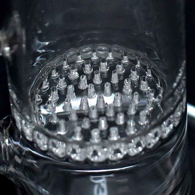 ガラスパイプ、ガラスボング 楽天市場】ガラス ボング 3層式 アイシング パイプ 30cm