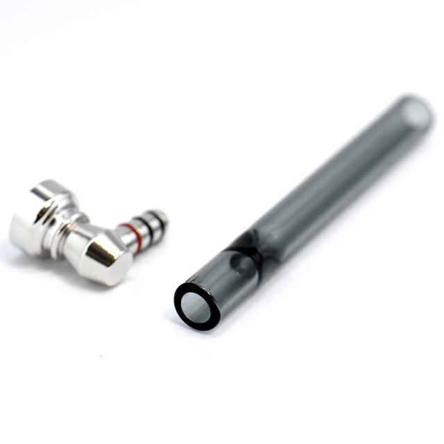 メタルハンドガラスパイプwithガラスワンヒッター 喫煙具 |  | 07