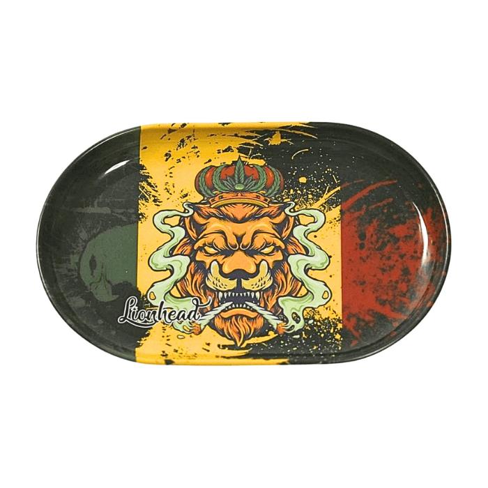 タバコトレー ローリングトレイ コンパクト 喫煙具 ジョイント 手巻きたばこ CBD 喫煙アクセサリー 420 レゲエ風 スカル マリファナ柄 ガンジャ柄 デザイン |  | 03