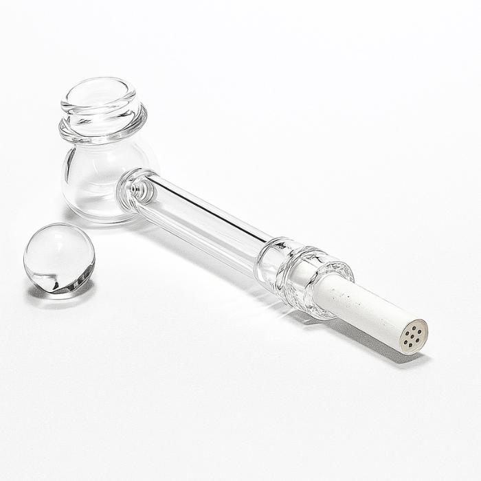 多機能 アナログヴェポライザー actitube対応 フタ付 ガラスパイプ ハッカパイプ クラックパイプ CBD ハーブ シャグ 葉 手巻き タバコ 喫煙具 耐熱パイレックス |  | 04