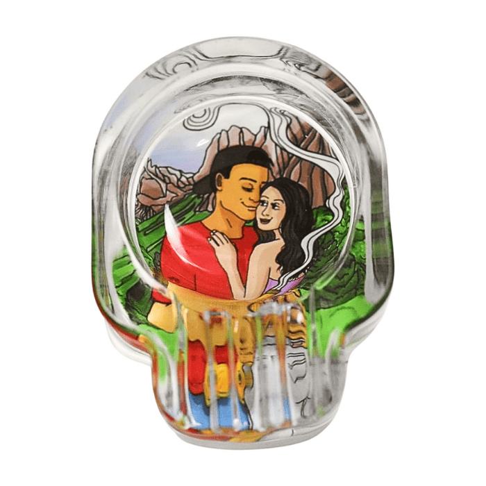 アッシュトレイ 卓上ガラス灰皿 タバコ 煙草 ジョイント シガー 吸い殻入れ 喫煙具 喫煙グッズ 耐熱 おしゃれ 厚み 丈夫 ギフト プレゼント 愛煙家 重厚感 |  | 02