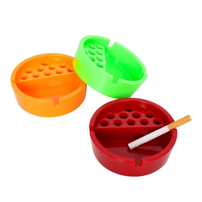 火消し タバコ消し 付き 灰皿 アシュトレイ タバコ ジョイント 置き 卓上灰皿 プラスチック製 カラフル 喫煙具 喫煙グッズ 誕生日 プレゼント ギフト 父の日 |  | 05