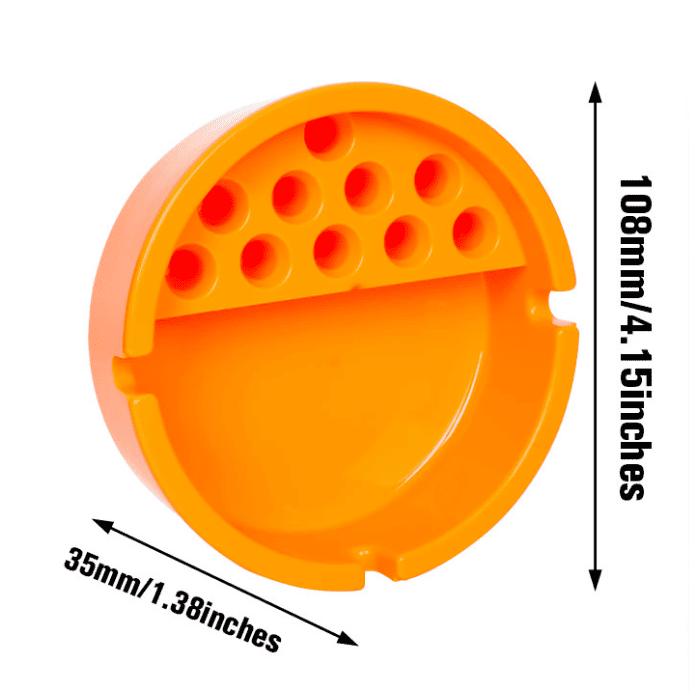 火消し タバコ消し 付き 灰皿 アシュトレイ タバコ ジョイント 置き 卓上灰皿 プラスチック製 カラフル 喫煙具 喫煙グッズ 誕生日 プレゼント ギフト 父の日 |  | 07