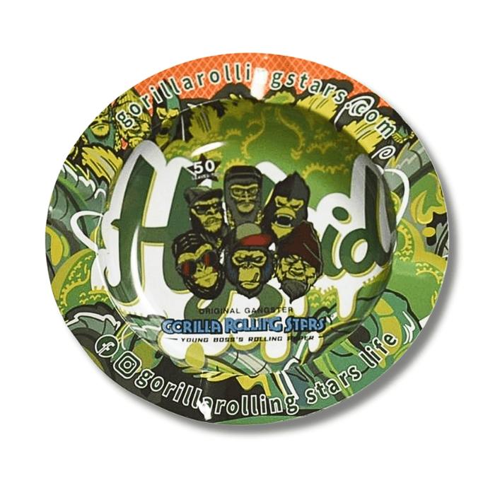 灰皿 アルミ製 タバコ ジョイント シガレット 煙草用 アシュトレイ リーフ柄 420 大麻柄 喫煙アクセサリー チル おしゃれ アウトドア 喫煙具 喫煙グッズ 丸型 |  | 03