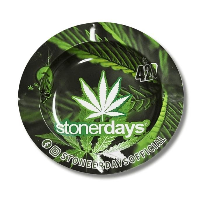 灰皿 アルミ製 タバコ ジョイント シガレット 煙草用 アシュトレイ リーフ柄 420 大麻柄 喫煙アクセサリー チル おしゃれ アウトドア 喫煙具 喫煙グッズ 丸型 |  | 04