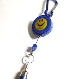 カラビナ付きスマイルボールペンキーホルダー |  | 02