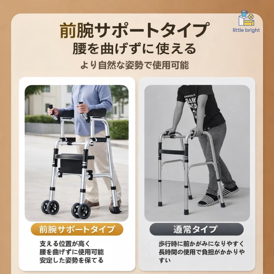 ここだけ！！まだまだ使用可能！歩行器 MCW 歩行補助機 即発送です！！！！ Amazon | RAKU 折りたたみ歩行器 歩行補助器 キャスター付き ブレーキ