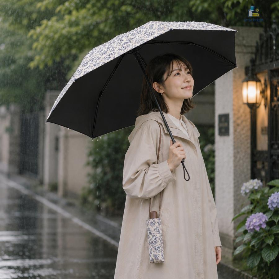 花柄 折りたたみ傘 レディース 軽量 晴雨兼用 手動開閉 傘 UVカット