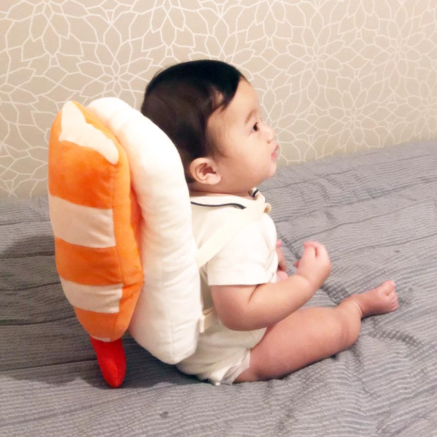 頭ごっつん防止リュック セーフティクッション お寿司 えび Little Budding 通販 Yahoo ショッピング