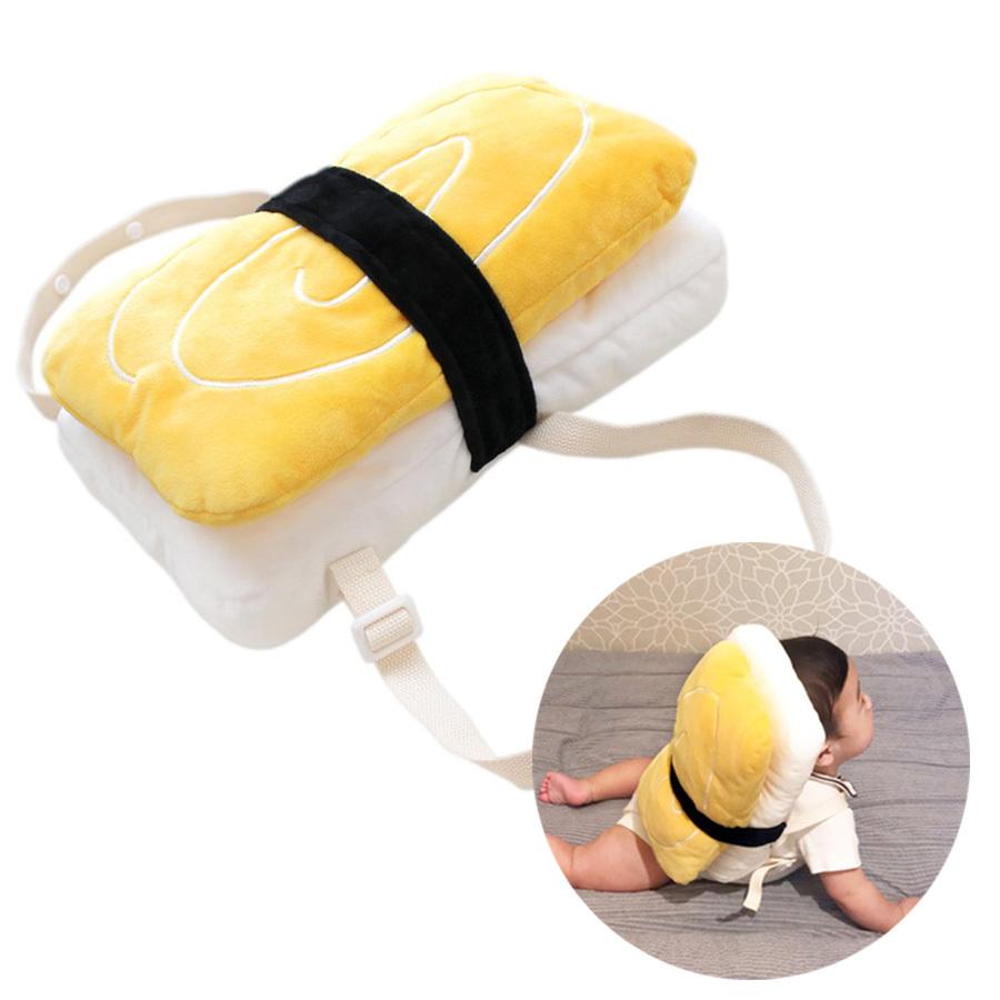 頭ごっつん防止リュック セーフティクッション お寿司 たまご : Little 
