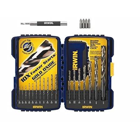 Irwin Industrial Tools 3018024SM TurboMax Pro Drill Bit Set， 18-Piece