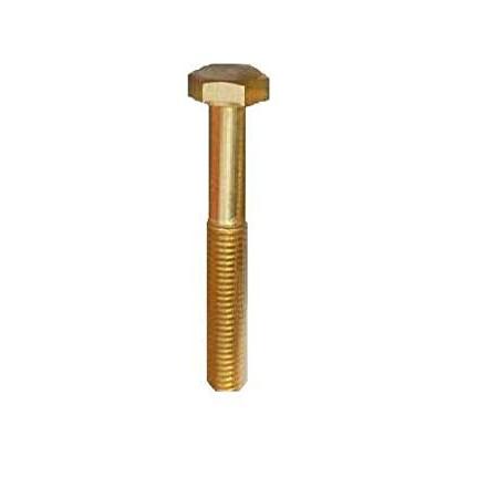 Brass　Hex　Bolt,　B18.2.1　Thr　Threads,　ANSI　UNF　Specifications,　4&quot;-28　Meets