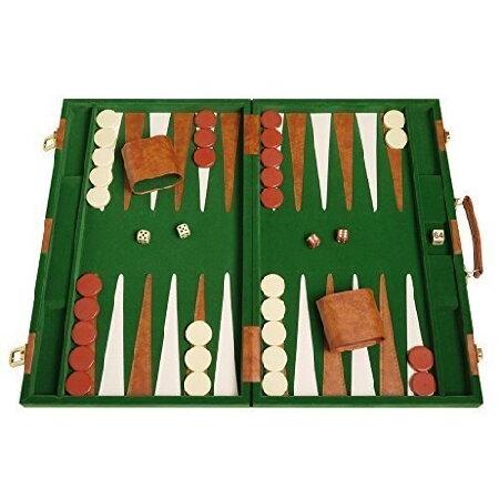 バラエティ豊かな海外商品をお届けするショップDeluxe Backgamm0n Set - Green - 15x10