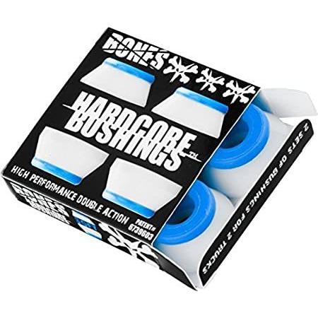 驚きの価格 Bones Wheels Hardcore 4Pc Soft White/Blue Bushings