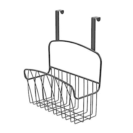 Spectrum Diversified Twist Large Storage Cabinet Door Basket, Steel Wire, S