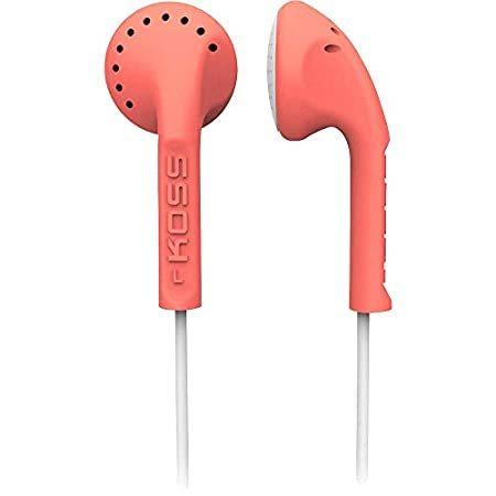 通販ショップ Koss KE10C Scalped Stereo Earbuds， Coral
