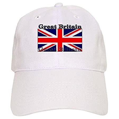 「かわいい～！」CafePress Great Britain British Flag Cap Baseball Cap with Adjustable Closu