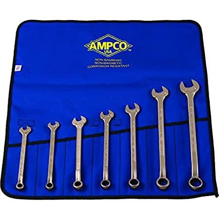 Ampco Safety Tools M-41 Combination Wrench Kit， Non-Sparking