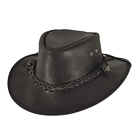 激安正規  Montecarlo Bullhide HAT ブラック カラー: ユニセックス・アダルト レインハット