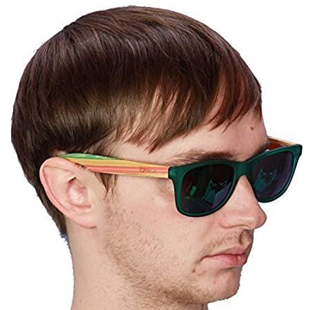 CARVE カーブ サングラス BRONTE ブロンテ Green W Bamboo グリーンウッド バンブー [2]