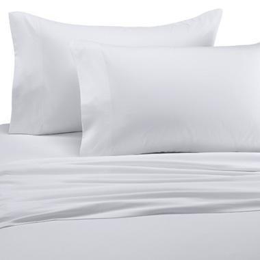 (White) - 1000 Thread Count Three (3) Piece California King Size White Soli