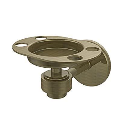 Allied Brass 7126-ABR Satellite Orbit One Tumbler and Toothbrush Holder, An