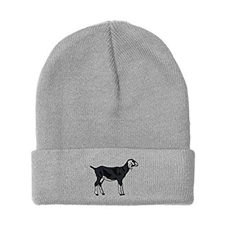 ビーニー メンズ & レディース I Love Goats スタイル A 刺繍 スカルキャップ 帽子 1サイズ US サイズ: One Size カラ