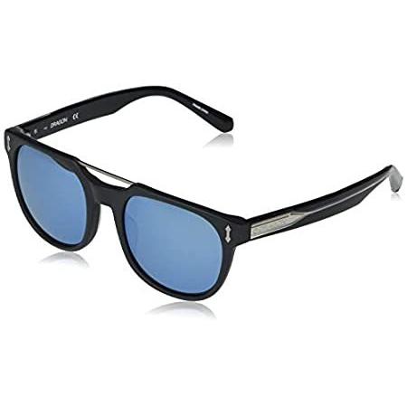 Dragon メンズ サングラスDR 516 S MIX 002マットブラック青 52/20/145 マットブラックブルー