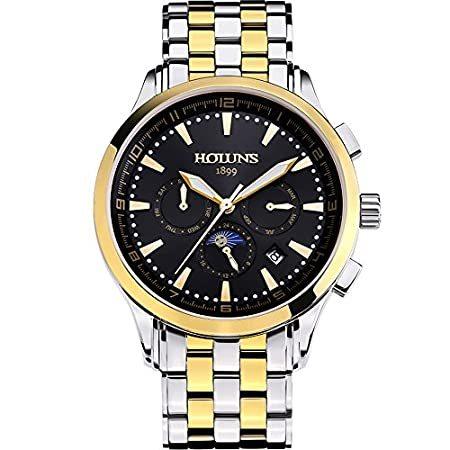 Holuns Automatical機械メンズ腕時計Luminous防水ステンレススチールWatch Xinyueシリーズ