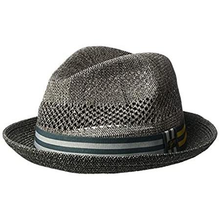 ベビーグッズも大集合 ベルレフェドラ メンズ Hollywood Of Bailey 海外の商品 並行輸入品を安心安全にお届けいたします トリルビーハット ブラック カラー Small サイズ Us ストライプバンド付き 帽子 Knowledge21 Com