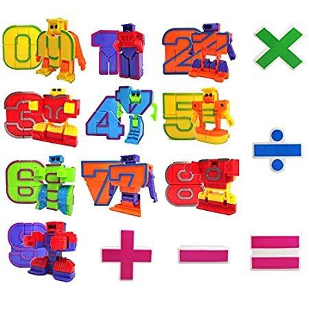 miYou Educational Math Counting Toy Number Robot Set Toys for Kids 15 Piece