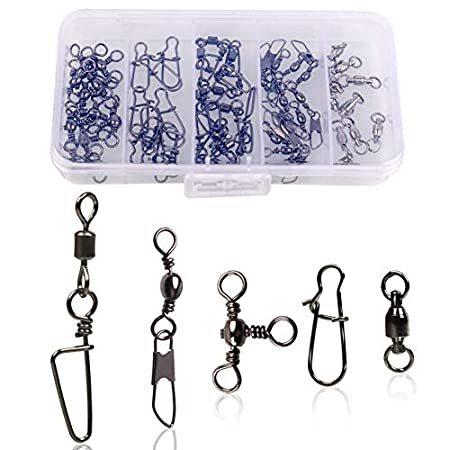 サルカン 高強度65ポンド デュオロック その他釣り具 スナップバレル ステンレス製 スナップバレル