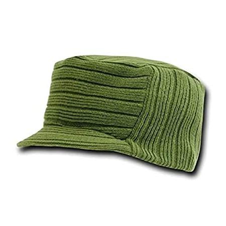 限定タイムセールDECKY Flat Top Style Curved Visor Thick Cap Army Olive Green One Size Cadet