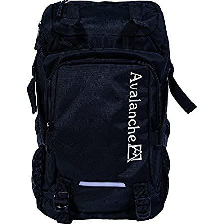 【楽天スーパーセール】 Avalanche Orem Daypackバックパック、トップロードデザイン、ブラック バックパック、ザック