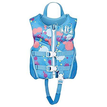 Full Throttle Child Rapid Dry Flex-Back Life Jacket, Aqua