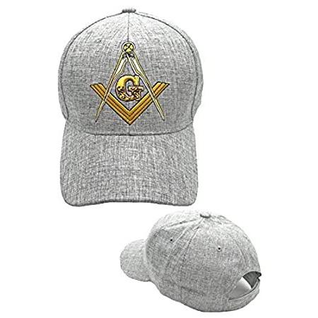 Buy Caps And Hats メイソン野球帽 フリーメイソンハット グレー One Size グレイ 高評価のクリスマスプレゼント